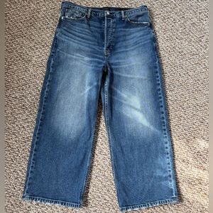 Banana Republic High Rise Wide Leg Crop size 32